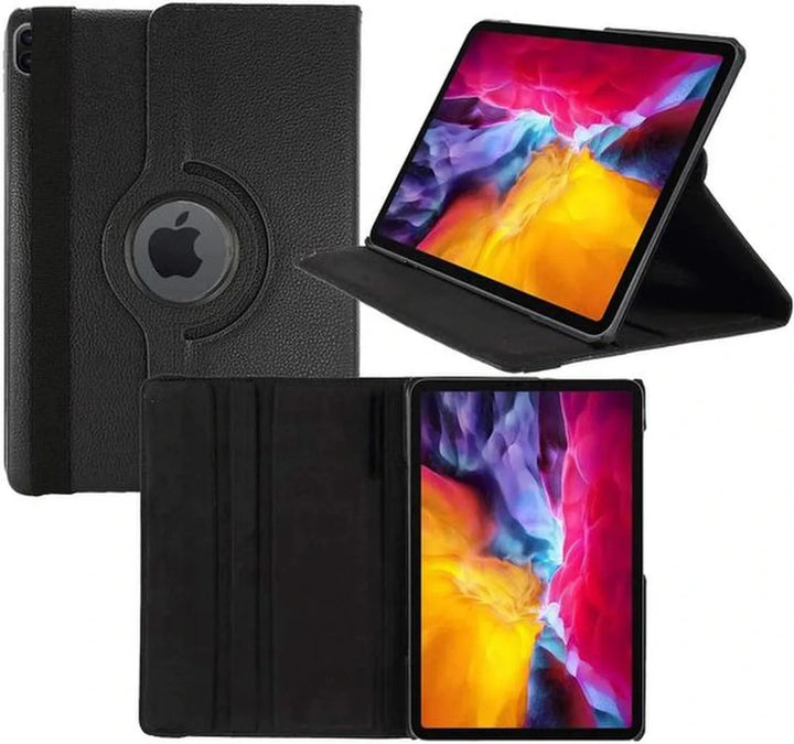 iPad Pro 11 inch (2024/2025) Hoesjes – 360° draaibaar – Multi-stand – Zwart-Tablethoesjes-Ilumina Benelux