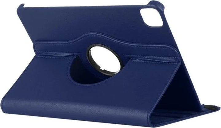 iPad Pro 12.9 (2020/2021/2022) Hoesjes – 360° draaibaar – Multi-stand – Donkerblauw-Tablethoesjes-Ilumina Benelux