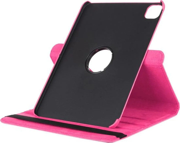 iPad Pro 12.9 (2020/2021/2022) Hoesjes – 360° draaibaar – Multi-stand – Donkerroze-Tablethoesjes-Ilumina Benelux