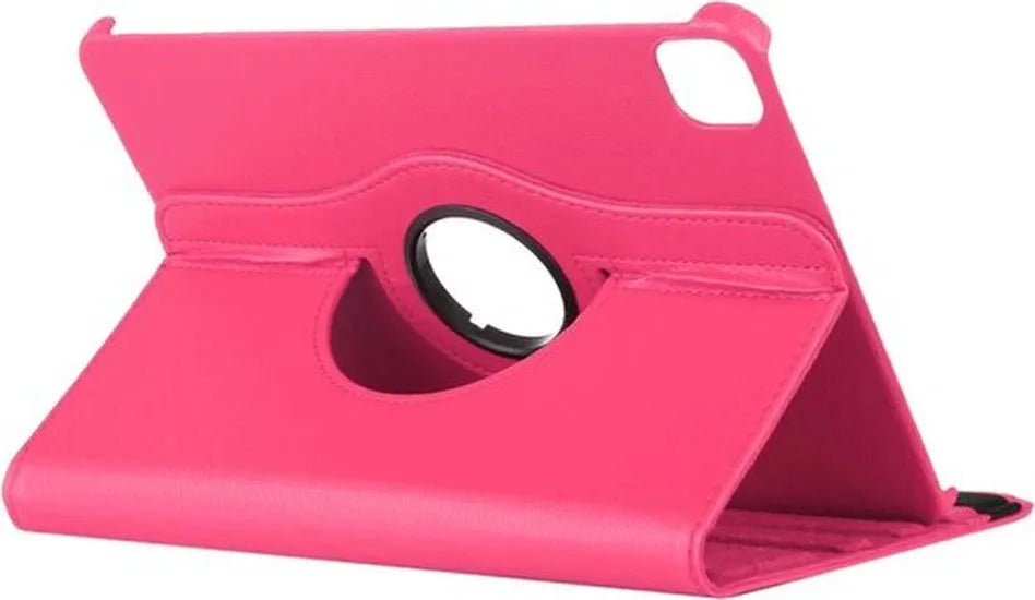 iPad Pro 12.9 (2020/2021/2022) Hoesjes – 360° draaibaar – Multi-stand – Donkerroze-Tablethoesjes-Ilumina Benelux