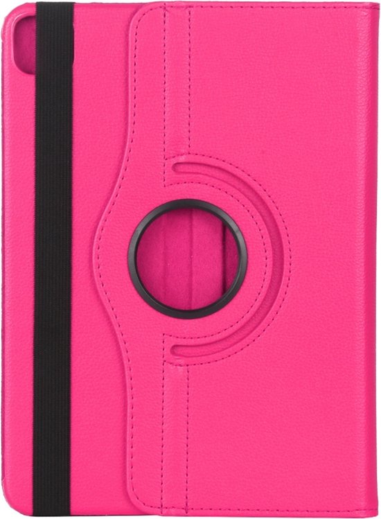 iPad Pro 12.9 (2020/2021/2022) Hoesjes – 360° draaibaar – Multi-stand – Donkerroze-Tablethoesjes-Ilumina Benelux