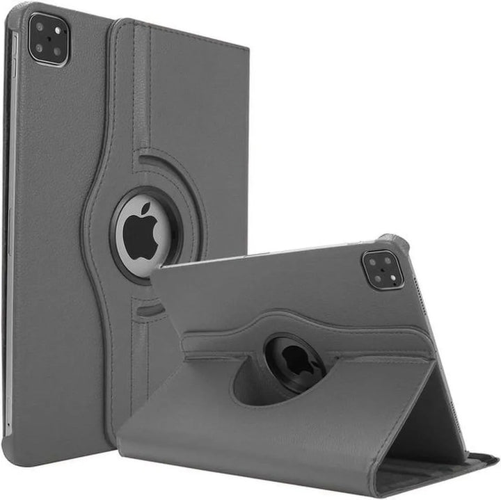 iPad Pro 12.9 (2020/2021/2022) Hoesjes – 360° draaibaar – Multi-stand – Grijs-Tablethoesjes-Ilumina Benelux