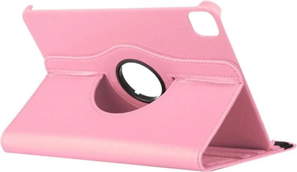 iPad Pro 12.9 (2020/2021/2022) Hoesjes – 360° draaibaar – Multi-stand – Lichtroze-Tablethoesjes-Ilumina Benelux