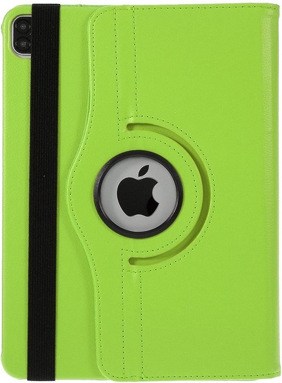 iPad Pro 12.9 (2020/2021/2022) Hoesjes – 360° draaibaar – Multi-stand Standfunctie – Groen-Tablethoesjes-Ilumina Benelux