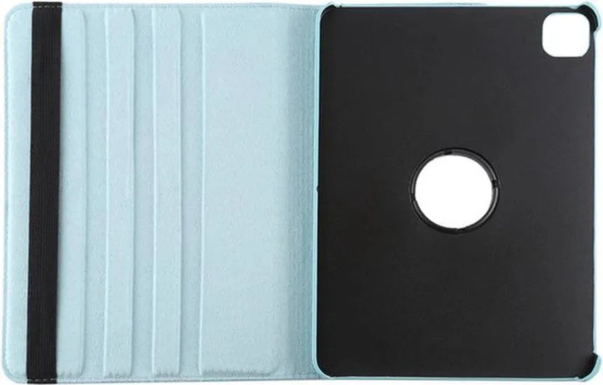 iPad Pro 12.9 (2020/2021/2022) Hoesjes – 360° draaibaar – Multi-stand Standfunctie – Lichtblauw-Tablethoesjes-Ilumina Benelux