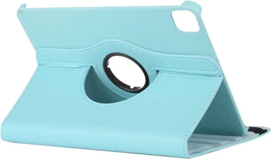 iPad Pro 12.9 (2020/2021/2022) Hoesjes – 360° draaibaar – Multi-stand Standfunctie – Lichtblauw-Tablethoesjes-Ilumina Benelux