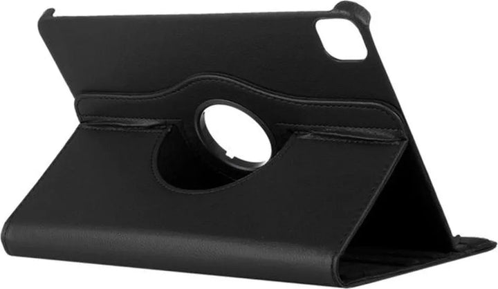 iPad Pro 12.9 (2020/2021/2022) Hoesjes – 360° draaibaar – Multi-stand Standfunctie – Zwart-Tablethoesjes-Ilumina Benelux