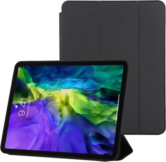 iPad Pro 12.9 (2020/2021/2022) – Ultraslank Tri-Fold Smart Cover – Standfunctie – Zwart-Tablethoesjes-Ilumina Benelux