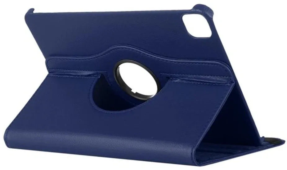 iPad Pro 13 inch (2024/2025) Hoesjes – 360° draaibaar – Multi-stand – Donkerblauw-Tablethoesjes-Ilumina Benelux