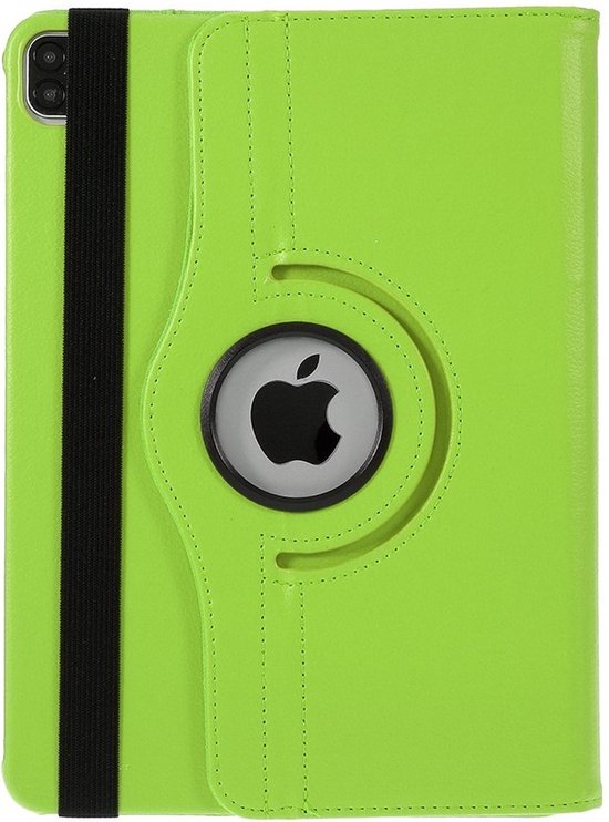 iPad Pro 13 inch (2024/2025) Hoesjes – 360° draaibaar – Multi-stand standfunctie – Groen-Tablethoesjes-Ilumina Benelux