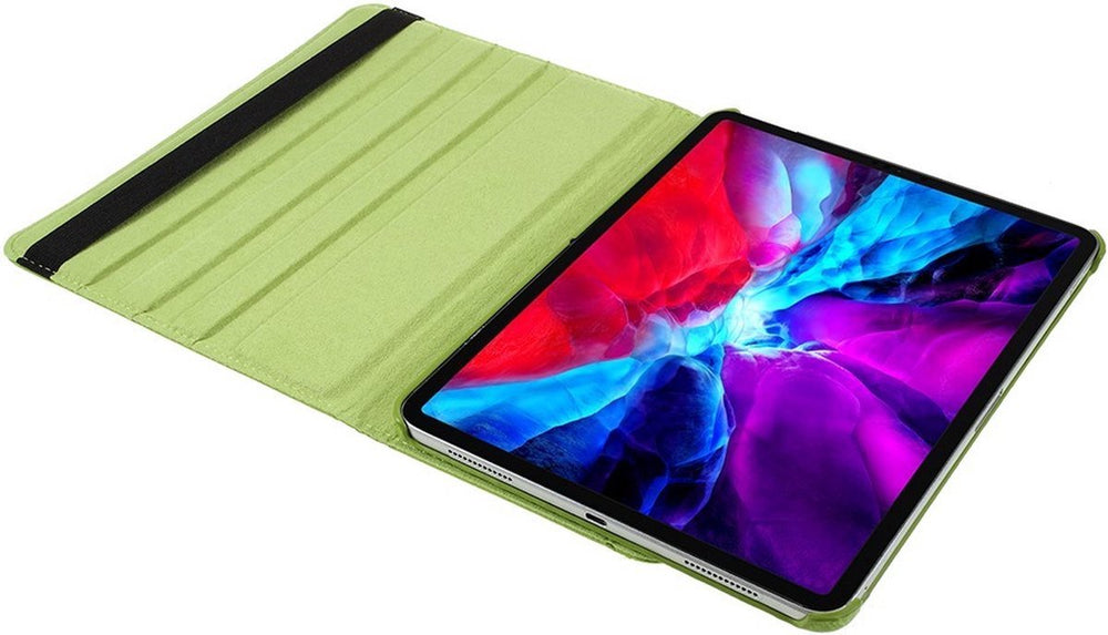 iPad Pro 13 inch (2024/2025) Hoesjes – 360° draaibaar – Multi-stand standfunctie – Groen-Tablethoesjes-Ilumina Benelux