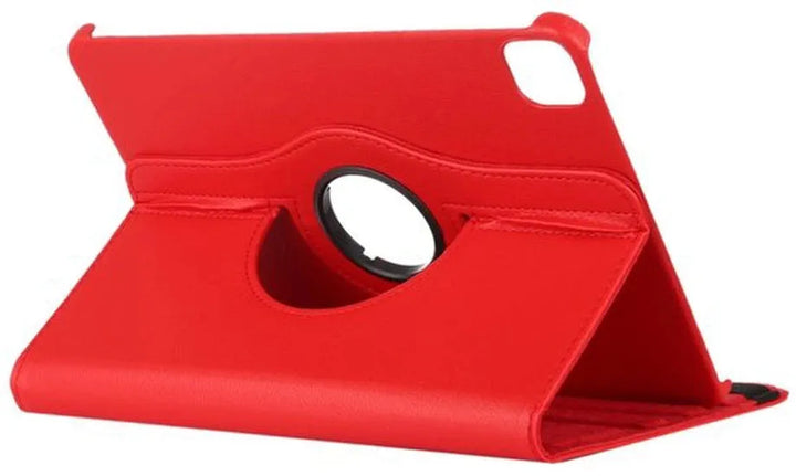 iPad Pro 13 inch (2024/2025) Hoesjes – 360° draaibaar – Multi-stand standfunctie – Rood-Tablethoesjes-Ilumina Benelux