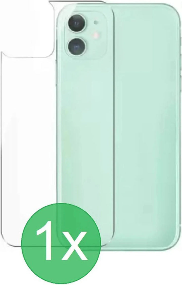 iPhone 11 – Back Glas Screenprotector Gehard 9H – 1-Pack-Ilumina Benelux