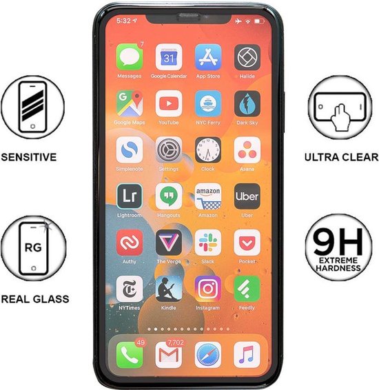 iPhone 11 Full Screenprotector Gehard 9H – Anti-kras-Ilumina Benelux