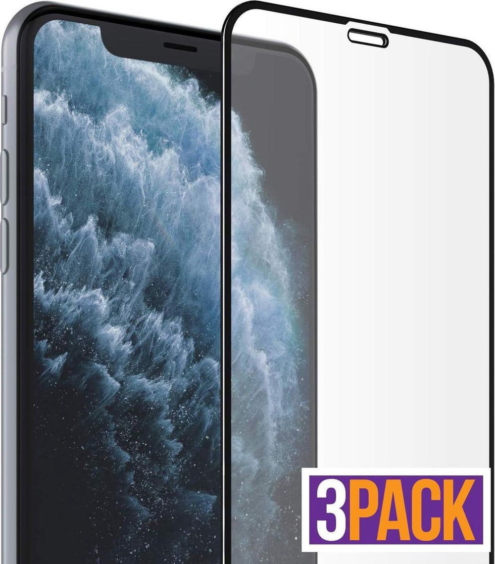 iPhone 11 Pro Max Screenprotector Gehard 9H – Anti-kras – 3-Pack Tempered Glas-Ilumina Benelux