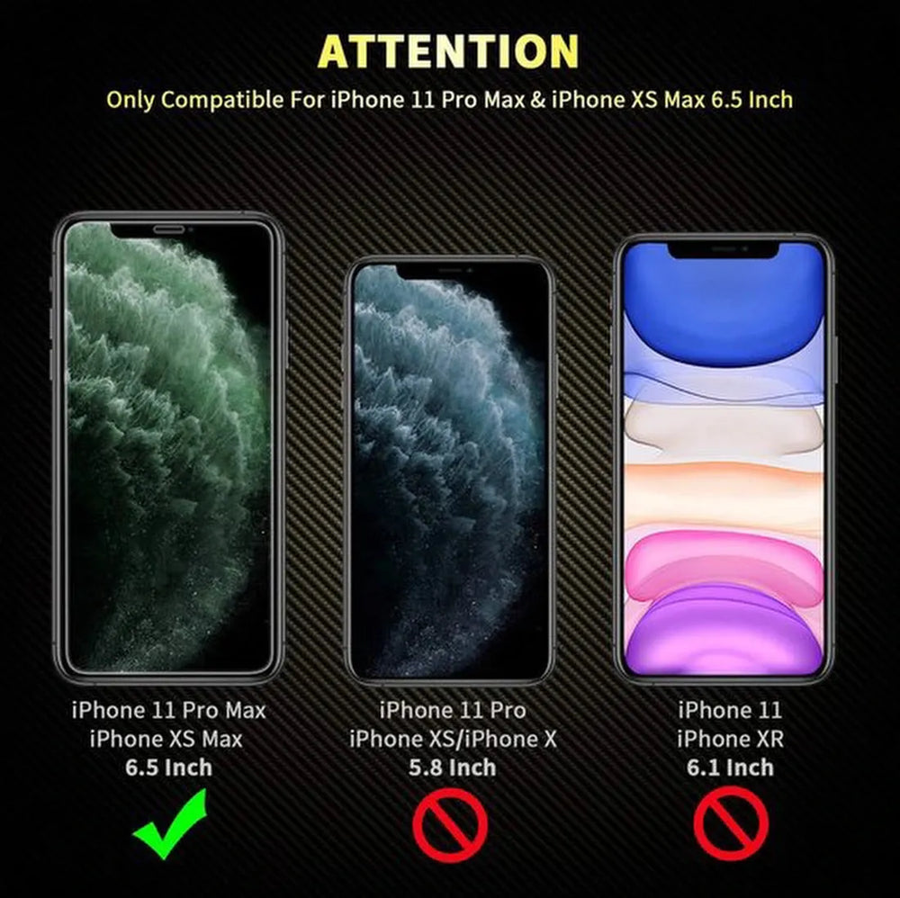 iPhone 11 Pro Max / XS Max Screenprotector Gehard 9H – Anti-kras – 1-Pack-Ilumina Benelux