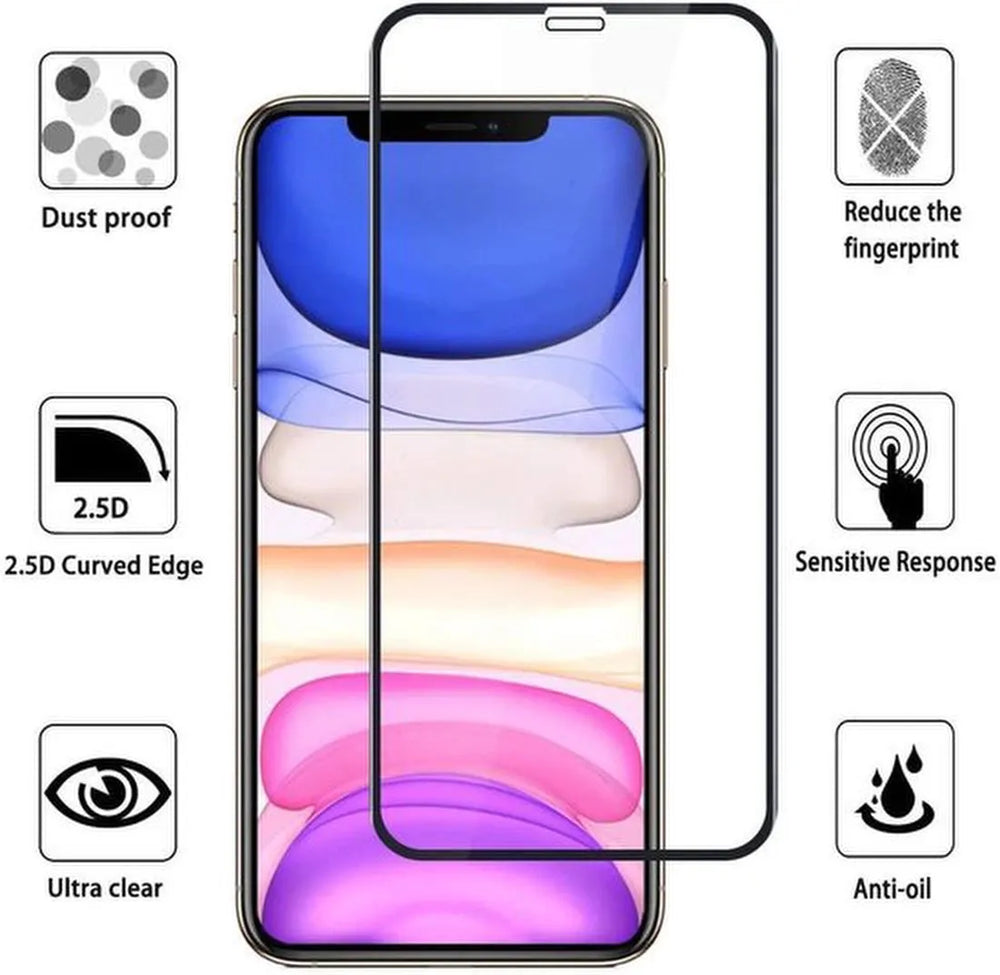 iPhone 11 Pro Screenprotector Gehard 9H – Anti-kras – 2-Pack-Ilumina Benelux