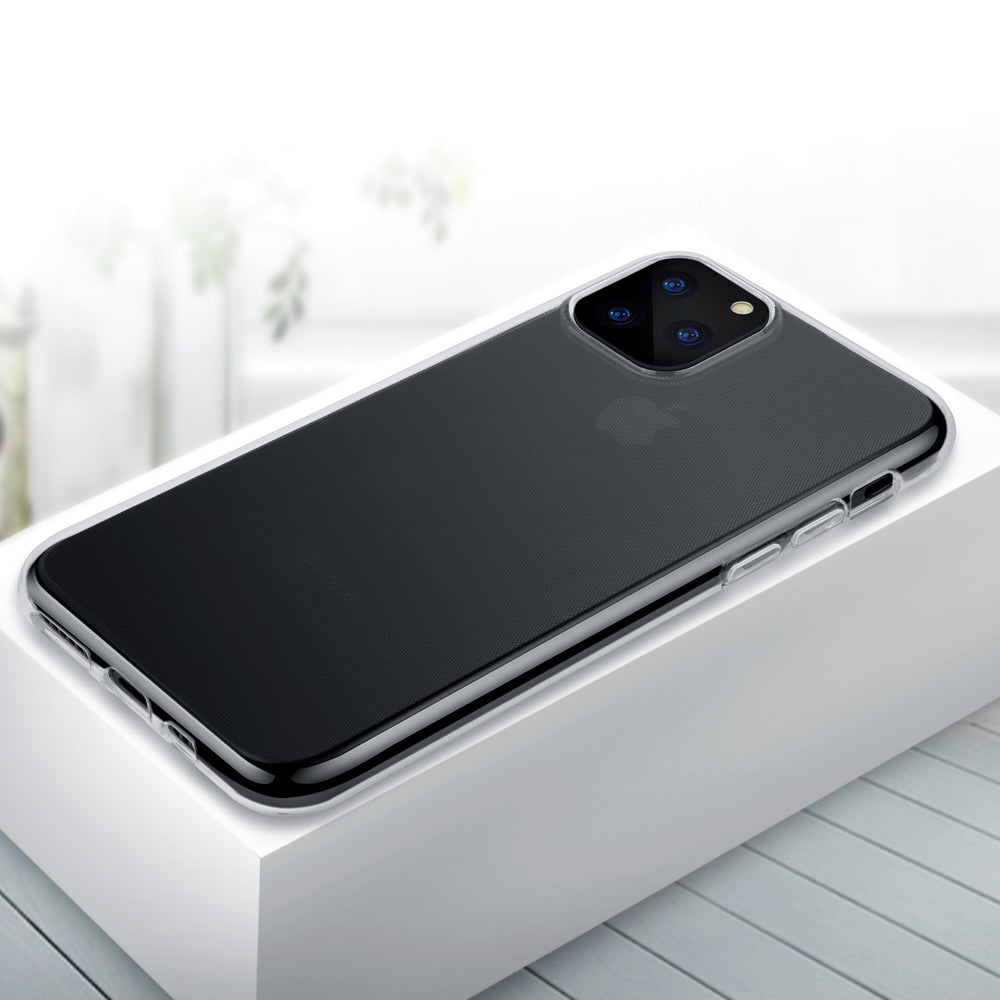 iPhone 11 Pro Transparant Slim Backcover hoesje - Soft Touch - TPU-Hoesjes-Ilumina Benelux