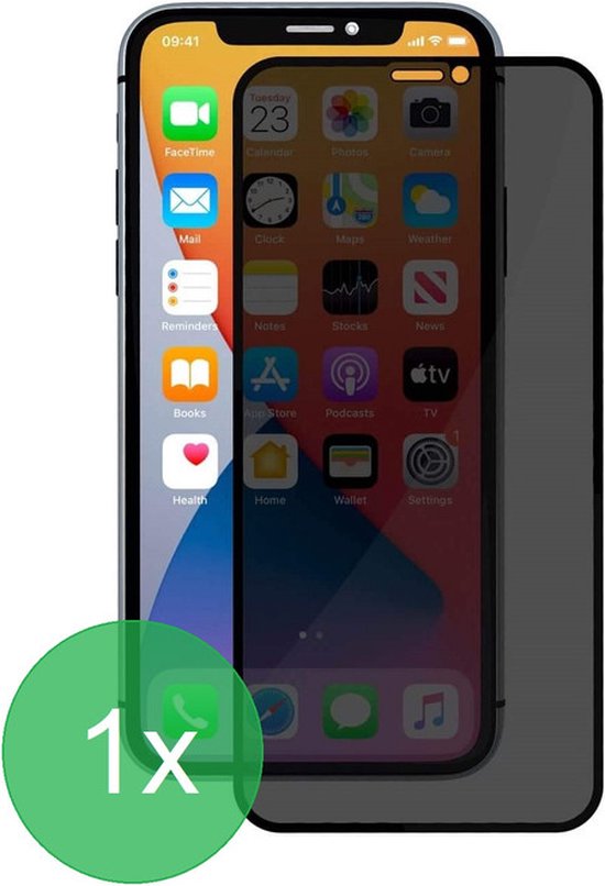 iPhone 11 Pro / XS – Screenprotector Privacy Gehard 9H – 1 Stuk-Ilumina Benelux