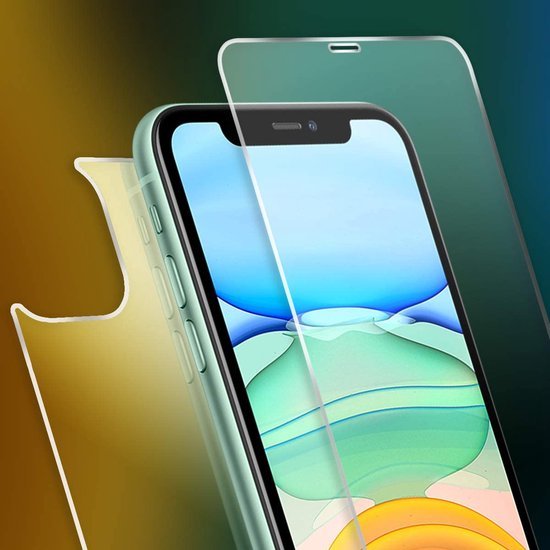 iPhone 11 Pro voor en achter Screenprotector – Anti-kras – Tempered Glas – 2-Pack-Ilumina Benelux