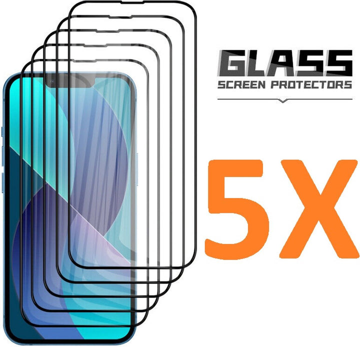 iPhone 11 Screenprotector Full Gehard 9H – Anti-kras – 5-Pack-Ilumina Benelux