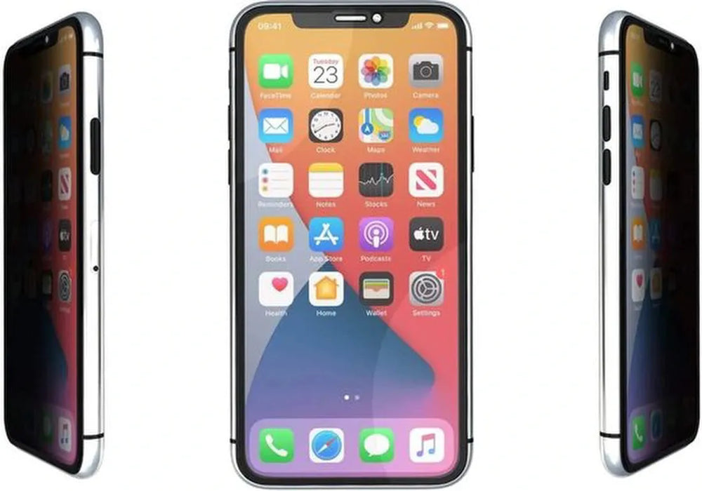 iPhone 11 / XR – Screenprotector Privacy Gehard 9H – Zwart-Ilumina Benelux