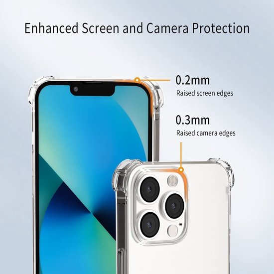 iPhone 12 Hoesjes – Transparante Siliconen Backcover – Schouderkoord Ketting – Shockproof-Ilumina Benelux