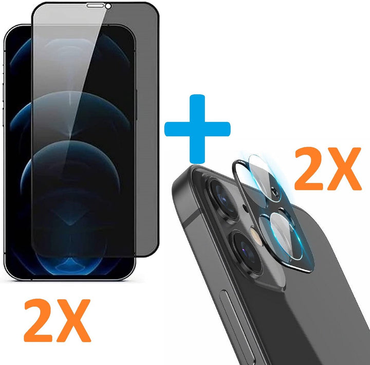 iPhone 12 Mini – Camera Lens & Screenprotector – 4-Pack-Ilumina Benelux