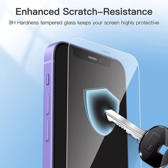 iPhone 12 Mini Screenprotector Gehard 9H – Anti-kras – 1-Pack-Ilumina Benelux