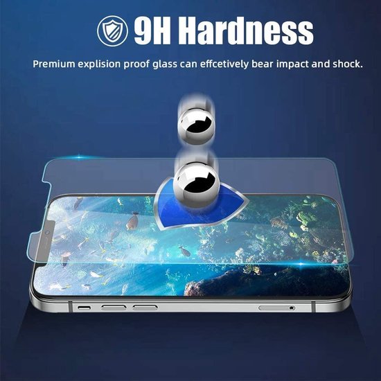 iPhone 12 Mini Screenprotector Gehard 9H – Anti-kras – 2-Pack-Ilumina Benelux