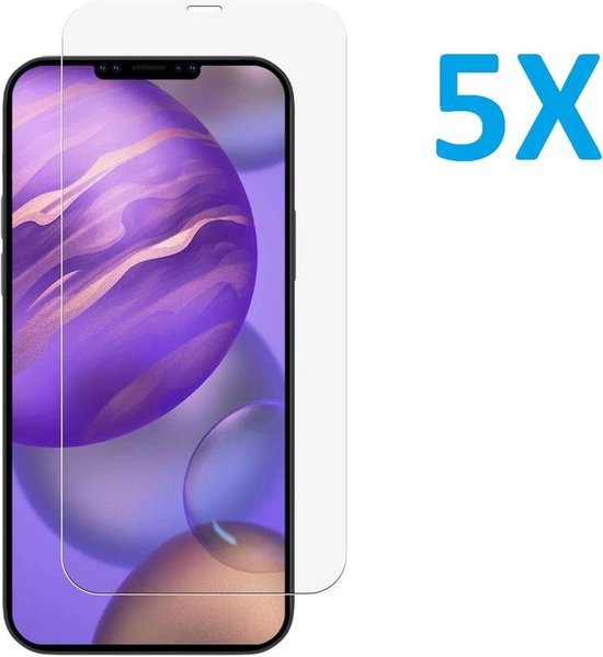 iPhone 12 Mini Screenprotector Gehard 9H – Anti-kras – 5-Pack-Ilumina Benelux