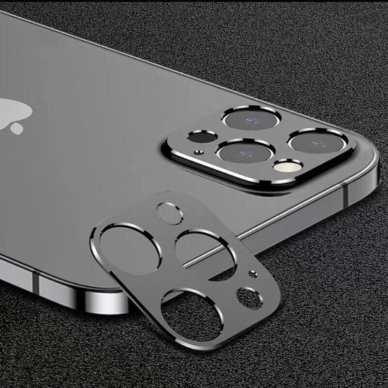 iPhone 12 Pro – Camera Lens Goud & Full Screenprotector – 4-Pack Tempered Glas-Ilumina Benelux