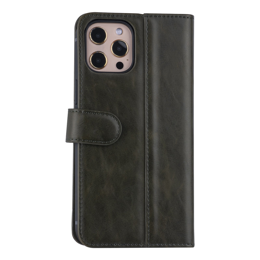 iPhone 12 Pro Max Book Case hoesje - Donker Groen - PU leather-Hoesjes-Ilumina Benelux