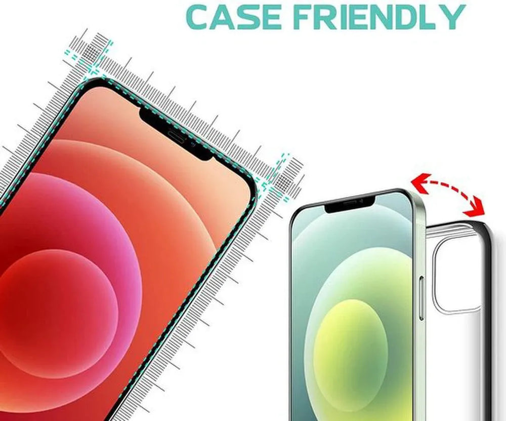 iPhone 12 Pro Max – Gehard Glas Screenprotector Full Cover Volledige Dekking-Ilumina Benelux