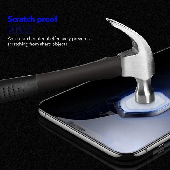 iPhone 12 Pro Max Screenprotector Full Cover Screenprotector Gehard 9H – 3-Pack-Ilumina Benelux