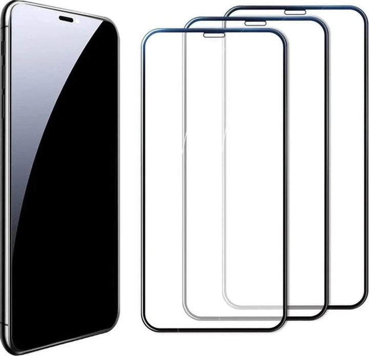 iPhone 12 Pro Screenprotector Full Cover Screenprotector Gehard 9H – 3-Pack-Ilumina Benelux