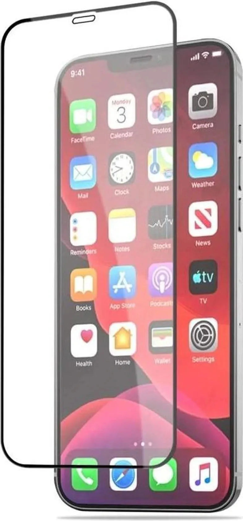 iPhone 12 Pro Screenprotector Gehard 9H – Anti-Kras – 1-Pack-Ilumina Benelux