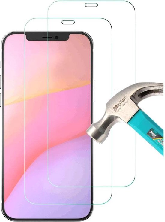 iPhone 12 Pro Screenprotector Gehard 9H – Anti Kras – 2-Pack Tempered Glas-Ilumina Benelux