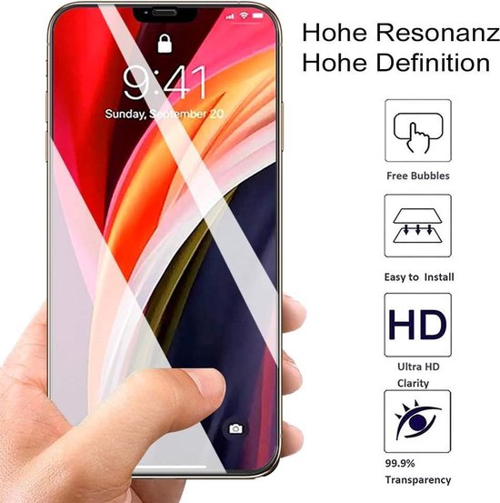 iPhone 12 Pro Screenprotector Gehard 9H – Anti-kras – 2-Pack-Ilumina Benelux