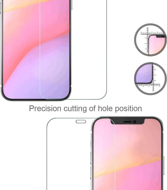 iPhone 12 Pro Screenprotector Gehard 9H – Anti-kras – 3-Pack Tempered Glas-Ilumina Benelux