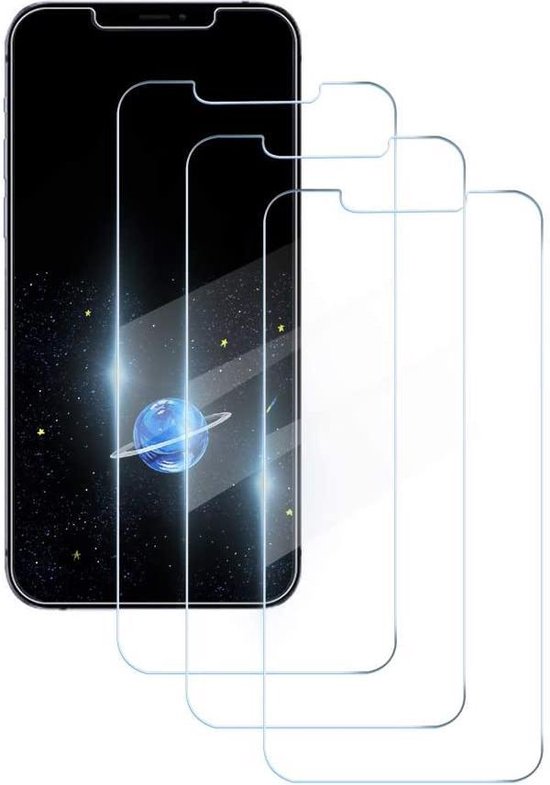 iPhone 12 Pro Screenprotector Gehard 9H – Anti-kras – 3-Pack Tempered Glas-Ilumina Benelux