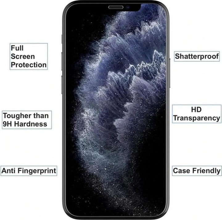iPhone 12 Screenprotector Gehard 9H – Anti-kras – 4-Pack-Ilumina Benelux