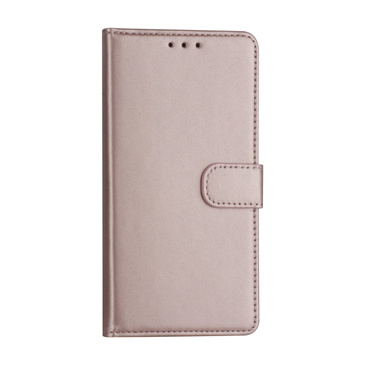 iPhone 13 Booktype hoesje - Rose Gold - Pasjeshouder - Magneetsluiting-Hoesjes-Ilumina Benelux