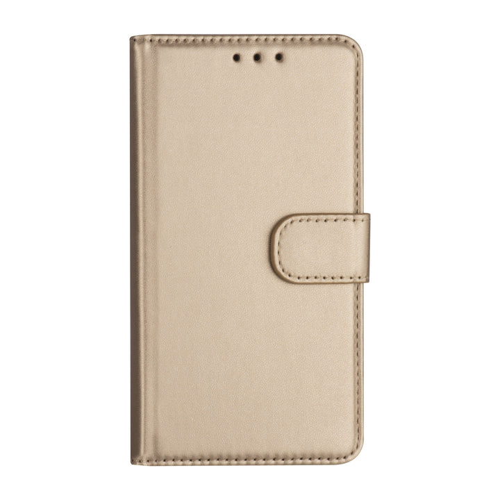 iPhone 13 Mini Booktype hoesje - Goud - Pasjeshouder - Magneetsluiting-Hoesjes-Ilumina Benelux