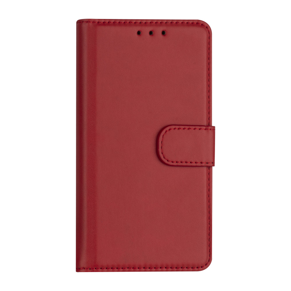 iPhone 13 Mini Booktype hoesje - Rood - Pasjeshouder - Magneetsluiting-Hoesjes-Ilumina Benelux
