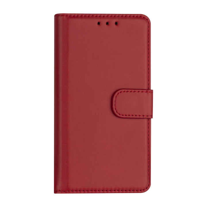 iPhone 13 Mini Booktype hoesje - Rood - Pasjeshouder - Magneetsluiting-Hoesjes-Ilumina Benelux