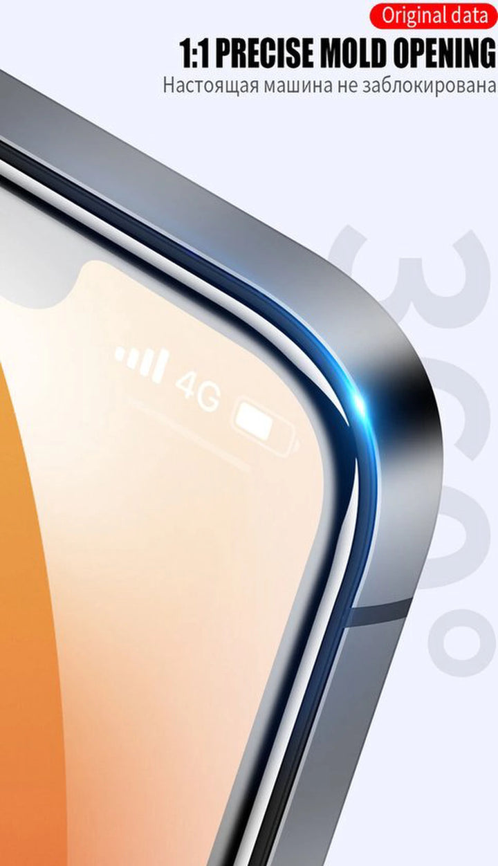 iPhone 13 Mini Screenprotector Full Cover – 9H Gehard Glas – 3-Pack Tempered Glas-Ilumina Benelux