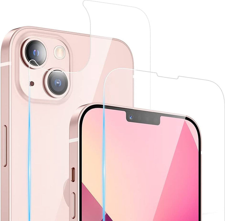 iPhone 13 Mini Screenprotector voor en achter – Anti-kras – Tempered Glas – 2-Pack-Ilumina Benelux