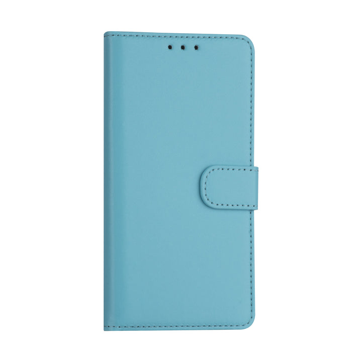 iPhone 13 Pro Booktype hoesje - LichtBlauw - Pasjeshouder - Magneetsluiting-Hoesjes-Ilumina Benelux