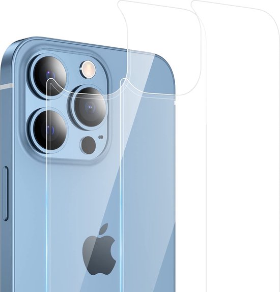 iPhone 13 Pro Max Achterkant Protector Gehard 9H – Anti-kras – Tempered Glas – 2-Pack-Ilumina Benelux